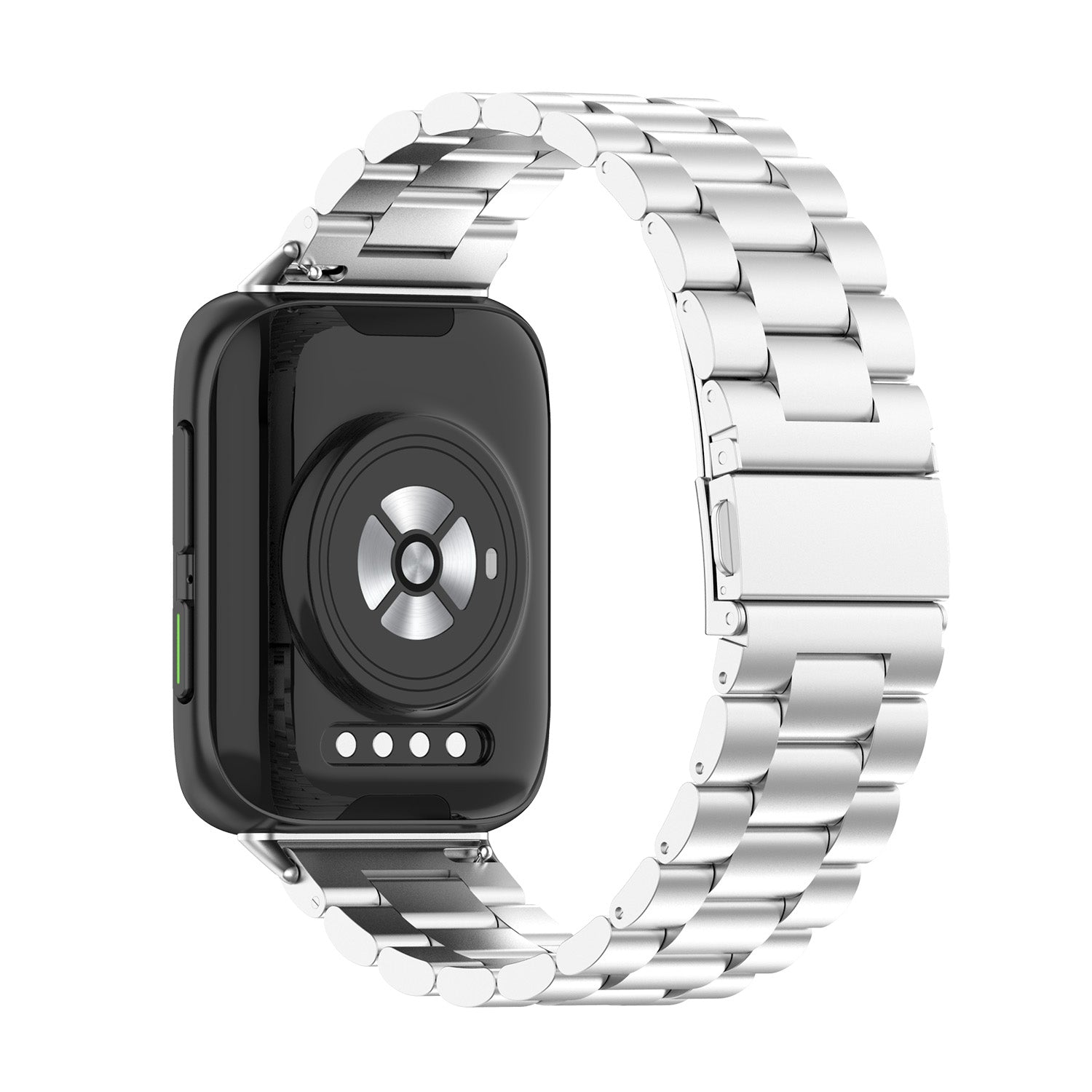 Three Beads Stainless Steel Smart Watch Band Strap for Oppo Watch 2 42mm Three Beads Stainless Steel Smart Watch Band Strap for Oppo Watch 2 42mm